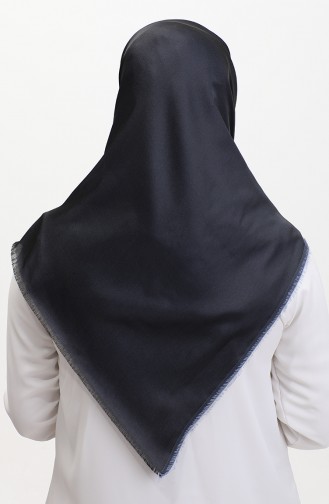 Düz Eşarp 1266-74 Kot Mavi