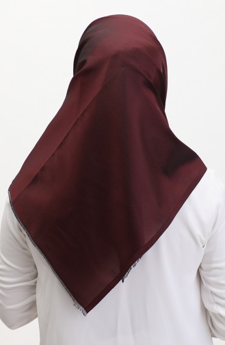 Plain Scarf 1266-76 Dark Claret Red 1266-76