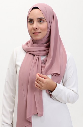 Karaca Düz Şifon Şal 81048-01 Pudra