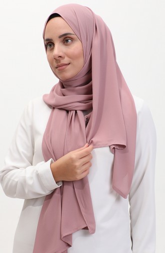 Karaca Düz Şifon Şal 81048-01 Pudra