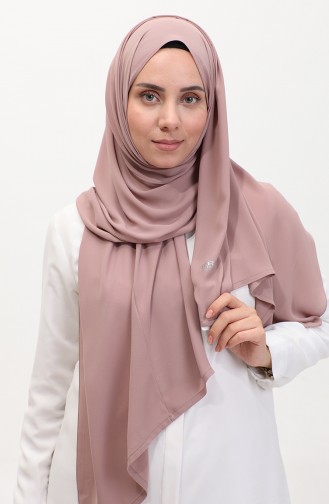Karaca Düz Şifon Şal 81048-02 Açık Kahve