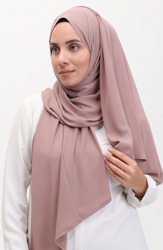 Karaca Düz Şifon Şal 81048-02 Açık Kahve