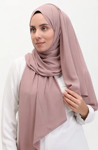 Karaca Düz Şifon Şal 81048-02 Açık Kahve