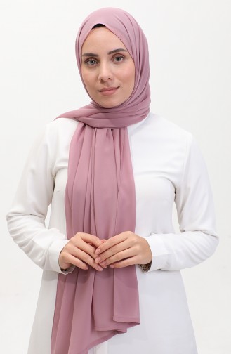 Karaca Plain Chiffon Schal 81048-04 Dunkles Puder 81048-04