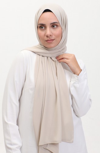 Karaca Effen Chiffon Sjaal 81048-05 Lichtbeige 81048-05