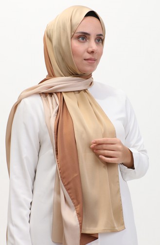 Karaca  Three-Colored Shawl 81049-05 Honey Foam Gold Brown 81049-05