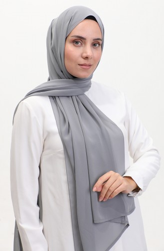 Karaca Düz Şifon Şal 81048-06 Antrasit