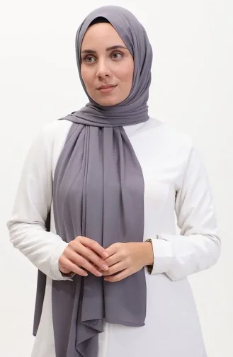 Karaca Plain Chiffon Schal 81048-07 Geräuchert 81048-07