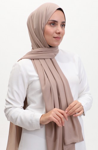 Karaca Plain Chiffon Schal 81048-08 Ton 81048-08