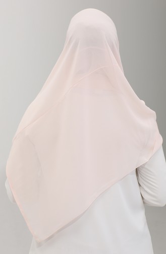 Karaca Effen Chiffon Sjaal 81048-11 Licht Zalm 81048-11