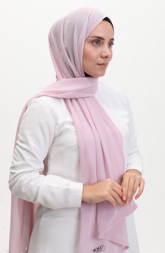 Karaca Düz Şifon Şal 81048-12 Pembe