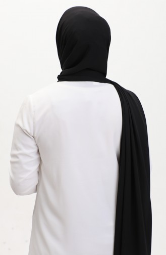 Karaca Düz Şifon Şal 81048-13 Siyah 81048-13