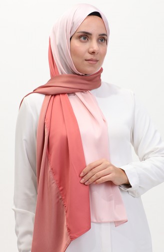 Karaca Three Color Shawl 81049-13 Light Pink Dark Salmon 81049-13