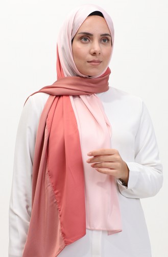 Karaca Three Color Shawl 81049-13 Light Pink Dark Salmon 81049-13