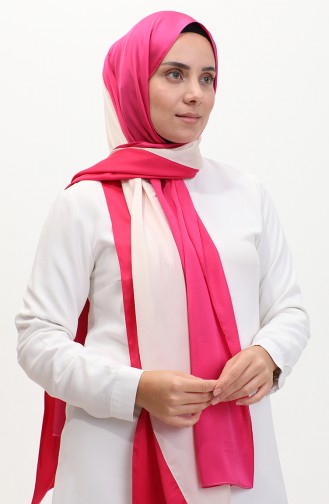 Karaca Driekleurige Sjaal 81049-14 Roze Crème 81049-14