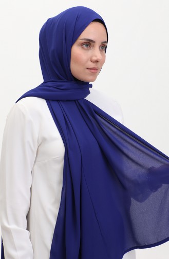 Karaca Düz Şifon Şal 81048-15 Saks 81048-15