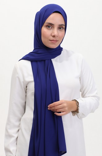 Karaca Düz Şifon Şal 81048-15 Saks 81048-15