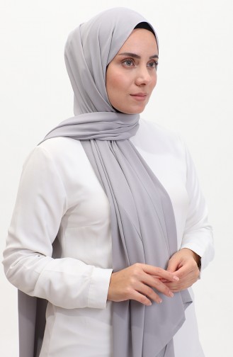 Karaca Düz Şifon Şal 81048-17 Gri 81048-17