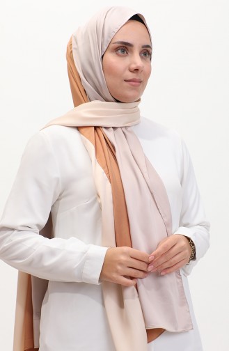 Karaca Three Color Shawl 81049-21 Beige Mustard Cream 81049-21