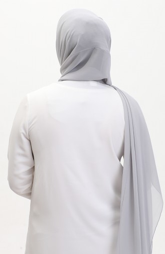 Karaca Düz Şifon Şal 81048-24 Gri 81048-24