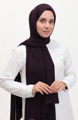 Karaca Plain Chiffon Schal 81048-25 Lila 81048-25