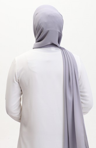 Karaca Plain Chiffon Schal 81048-27 Dunkelgrau 81048-27