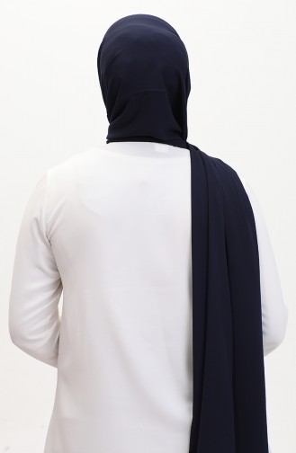Karaca Düz Şifon Şal 81048-29 Lacivert 81048-29