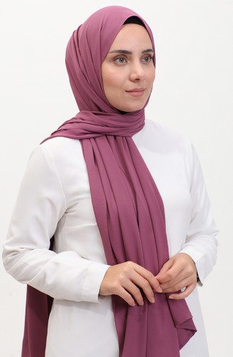 Karaca Düz Şifon Şal 81048-30 Gül Kurusu 81048-30