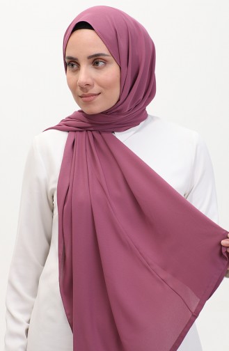 Karaca Düz Şifon Şal 81048-30 Gül Kurusu 81048-30