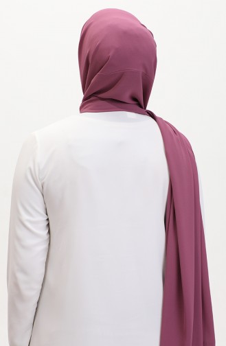 Karaca Düz Şifon Şal 81048-30 Gül Kurusu 81048-30