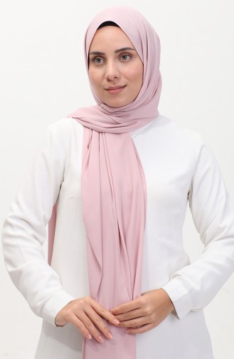 Karaca Plain Chiffon Schal 81048-36 Hellpuder 81048-36