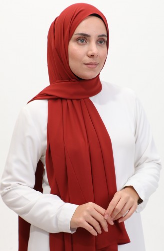 Karaca Plain Scarf 81048-38 Dark Blue Red 81048-38