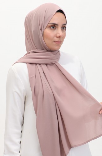 Karaca Effen Chiffon Sjaal 81048-40 Mink 81048-40