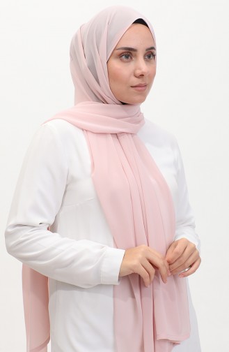 Karaca Effen Chiffon Sjaal 81048-43 Zalm 81048-43