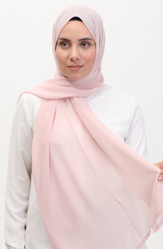 Karaca Effen Chiffon Sjaal 81048-43 Zalm 81048-43