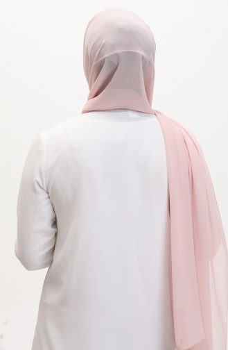 Karaca Effen Chiffon Sjaal 81048-43 Zalm 81048-43