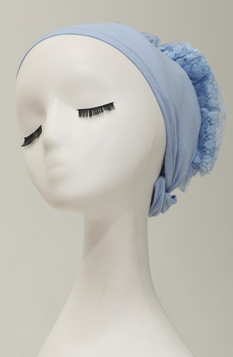 Bonnet a Froufrous 7001-02 Bleu Bébé 7001-02
