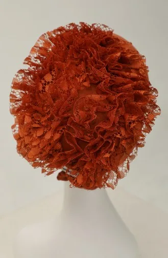 Fırfırlı Bone 7001-09 Soğan Kabuğu