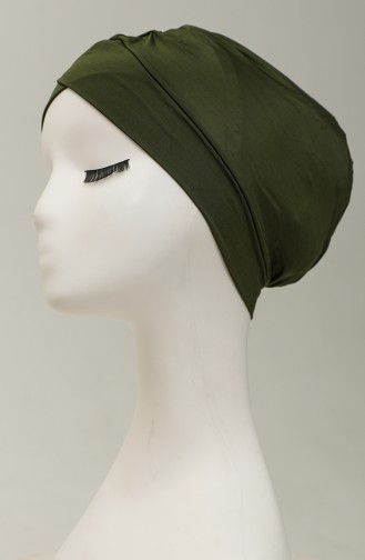 Ölgrün Schwimmmütze Bonnet 1029-06