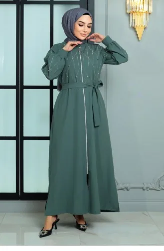 Abaya Détail Pierre Menthe 19161 14988