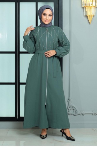 Abaya Détail Pierre Menthe 19161 14988