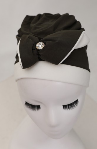 Khaki Praktischer Turban 9029-04