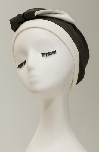 Khaki Praktischer Turban 9029-04