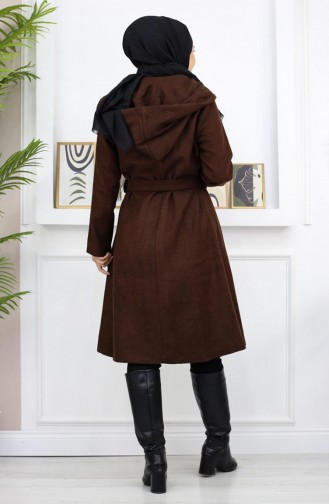 Hooded Kachet Coat Brown 19172 14966