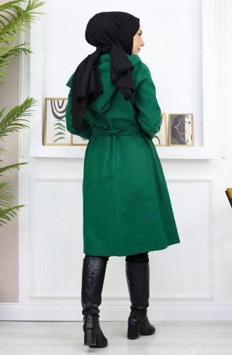 Hooded Stash Coat Emerald 19172 14967