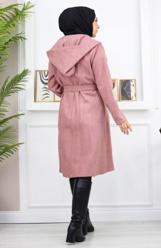 Manteau Kachet à Capuche Dusty Rose 19172 14969