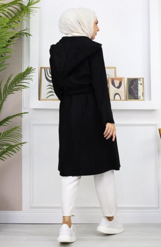 Hooded Kachet Coat Black 19172 14970