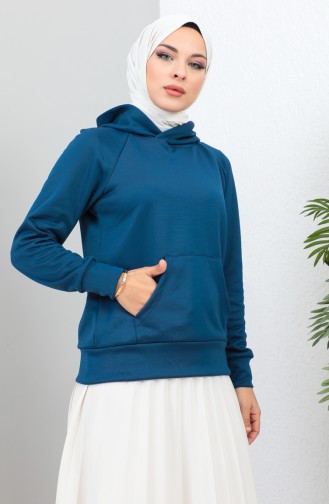 Steel Sweatshirt 0151-01 Indigo 0151-01