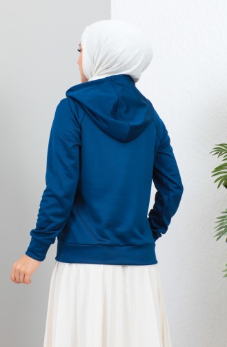 Steel Sweatshirt 0151-02 Petrolblau 0151-02