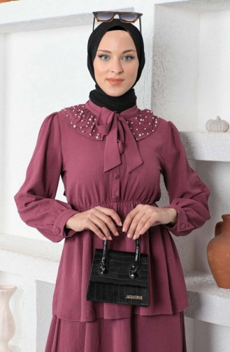 طقم زهري باهت 14078